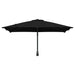 Parasol de Grădină Negru, Negru 248.5 x 247.5 x 160 cm - WALTI WALTI