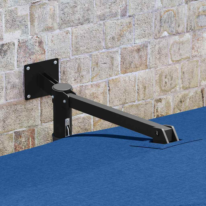 Parasol de Grădină Albastru, Negru 248.5 x 247.5 x 160 cm - WALTI WALTI