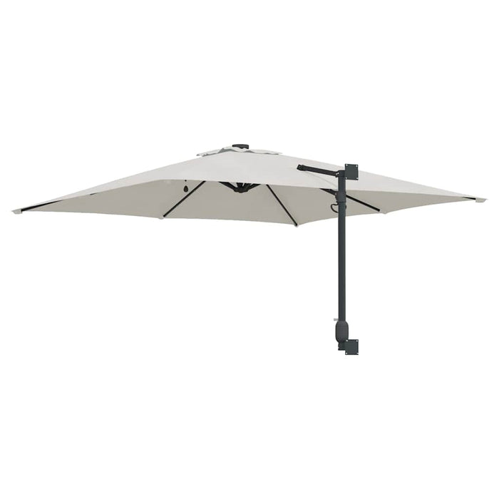 Parasol de Grădină Nisipiu 248.5 x 247.5 x 160 cm țesătură - WALTI WALTI