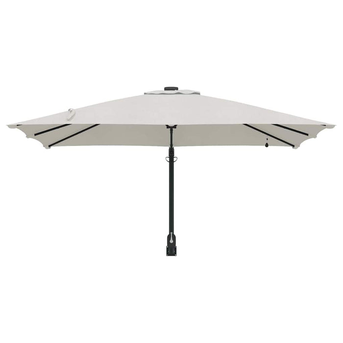 Parasol de Grădină Nisipiu 248.5 x 247.5 x 160 cm țesătură - WALTI WALTI