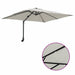 Parasol de Grădină Nisipiu 248.5 x 247.5 x 160 cm țesătură - WALTI WALTI