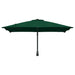 Parasol de Grădină Verde 248.5 x 247.5 x 160 cm țesătură - WALTI WALTI