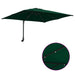 Parasol de Grădină Verde 248.5 x 247.5 x 160 cm țesătură - WALTI WALTI
