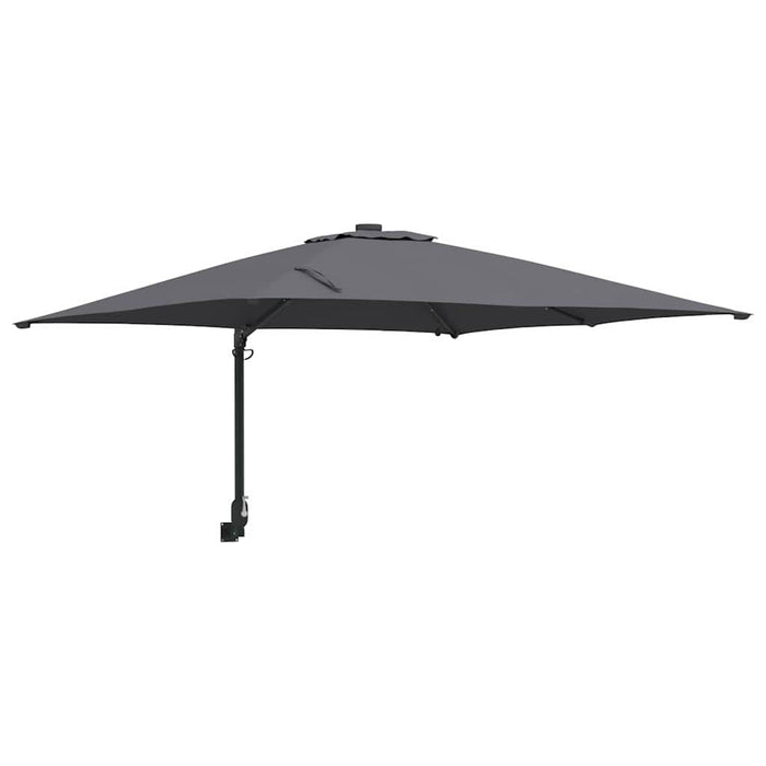 Parasol de Grădină Antracit 248.5 x 247.5 x 160 cm țesătură - WALTI WALTI