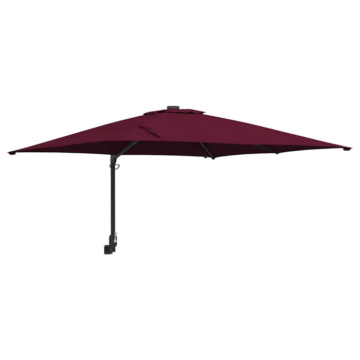 Parasol de Grădină Roșu bordo 248.5 x 247.5 x 160 cm țesătură - WALTI WALTI
