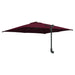 Parasol de Grădină Roșu bordo 248.5 x 247.5 x 160 cm țesătură - WALTI WALTI