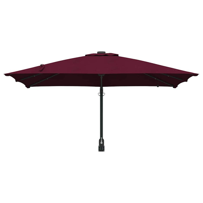 Parasol de Grădină Roșu bordo 248.5 x 247.5 x 160 cm țesătură - WALTI WALTI