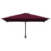 Parasol de Grădină Roșu bordo 248.5 x 247.5 x 160 cm țesătură - WALTI WALTI
