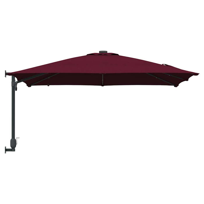 Parasol de Grădină Roșu bordo 248.5 x 247.5 x 160 cm țesătură - WALTI WALTI