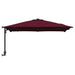 Parasol de Grădină Roșu bordo 248.5 x 247.5 x 160 cm țesătură - WALTI WALTI