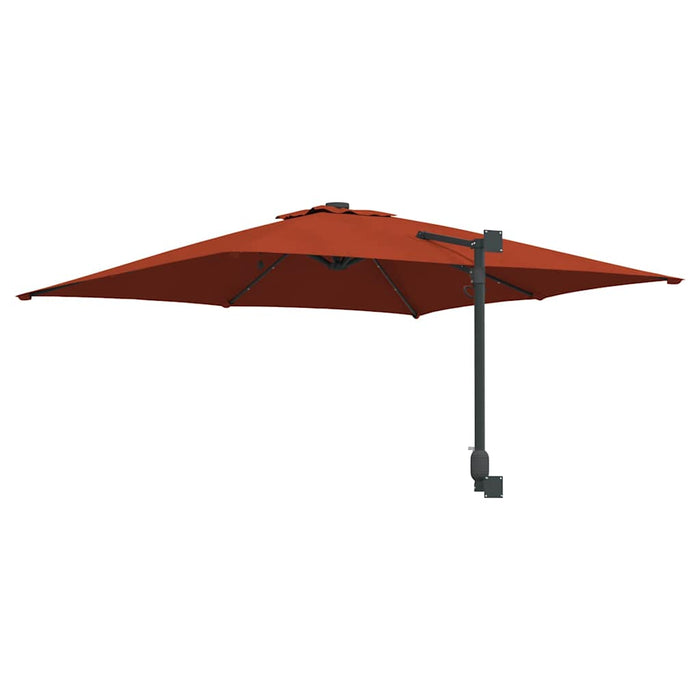 Parasol de Grădină Terracota 248.5 x 247.5 x 160 cm țesătură - WALTI WALTI