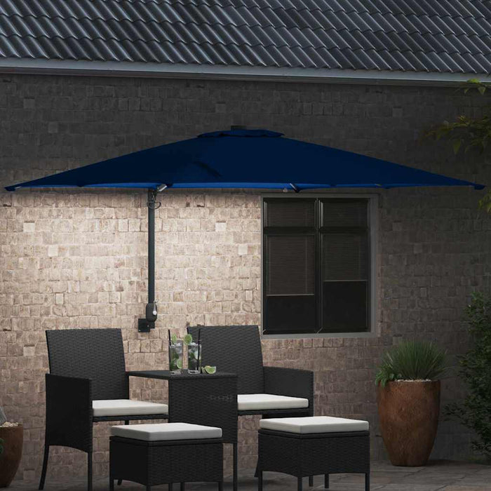 Parasol de Grădină Albastru azur 248.5 x 247.5 x 160 cm - WALTI WALTI
