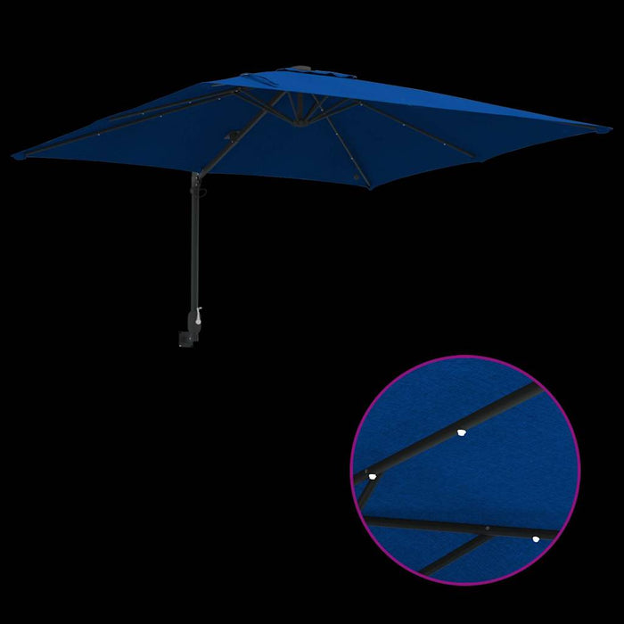 Parasol de Grădină Albastru azur 248.5 x 247.5 x 160 cm - WALTI WALTI