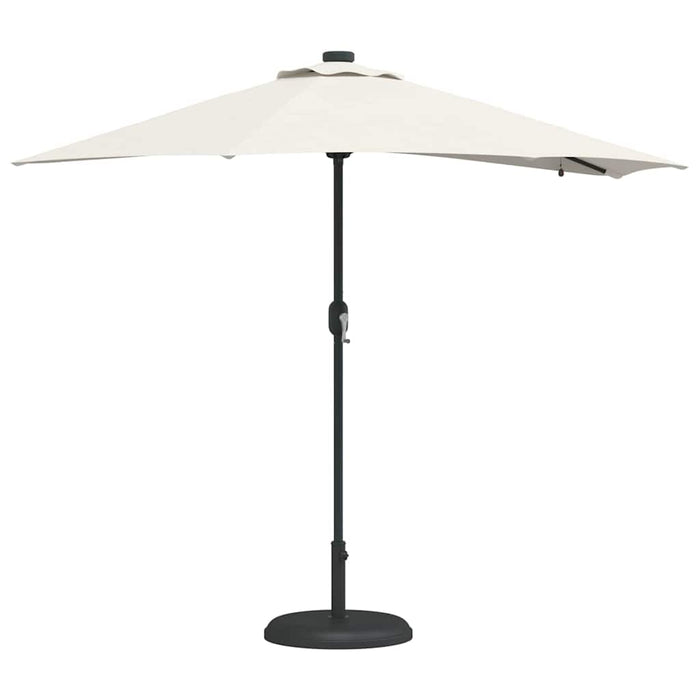 Parasol de Grădină Nisipiu 294 x 150 x 223 cm țesătură - WALTI WALTI