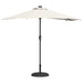Parasol de Grădină Nisipiu 294 x 150 x 223 cm țesătură - WALTI WALTI