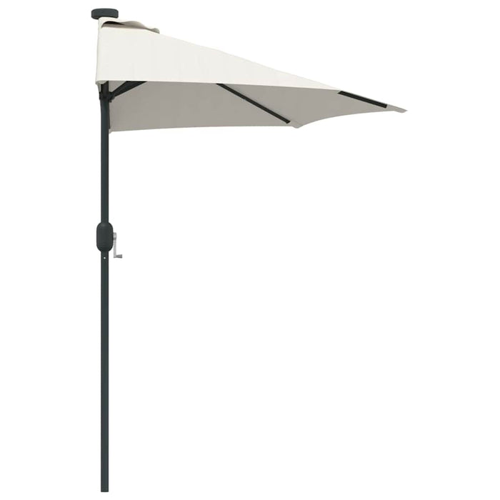 Parasol de Grădină Nisipiu 294 x 150 x 223 cm țesătură - WALTI WALTI