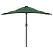 Parasol de Grădină Verde 294 x 150 x 223 cm țesătură - WALTI WALTI