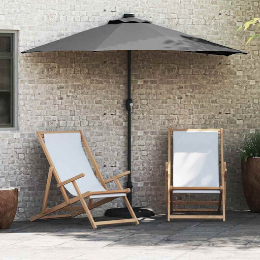 Parasol de Grădină Antracit 294 x 150 x 223 cm țesătură - WALTI WALTI