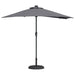 Parasol de Grădină Antracit 294 x 150 x 223 cm țesătură - WALTI WALTI