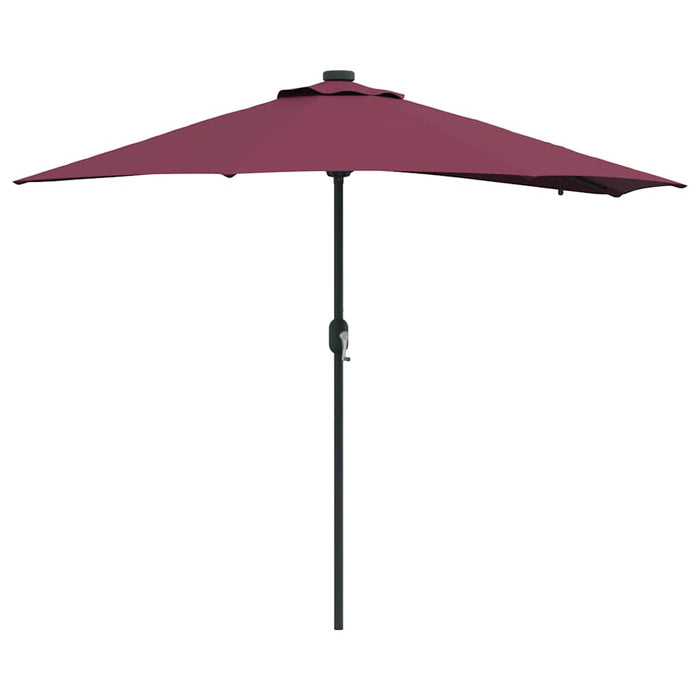 Parasol de Grădină Roșu bordo 294 x 150 x 223 cm țesătură - WALTI WALTI