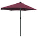 Parasol de Grădină Roșu bordo 294 x 150 x 223 cm țesătură - WALTI WALTI