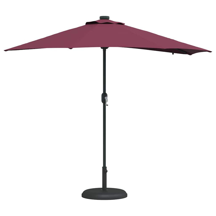 Parasol de Grădină Roșu bordo 294 x 150 x 223 cm țesătură - WALTI WALTI