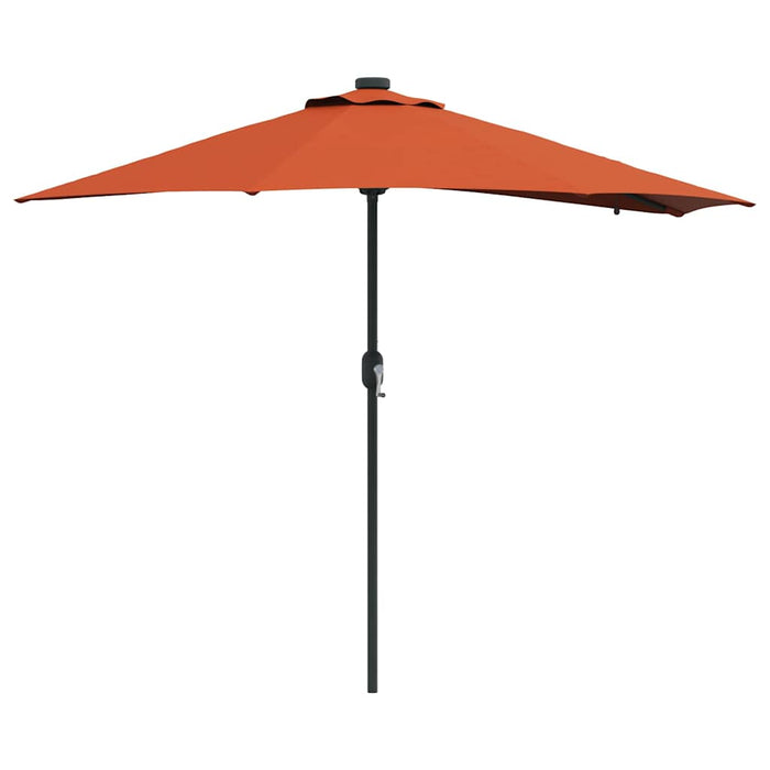 Parasol de Grădină Terracota 294 x 150 x 223 cm țesătură - WALTI WALTI