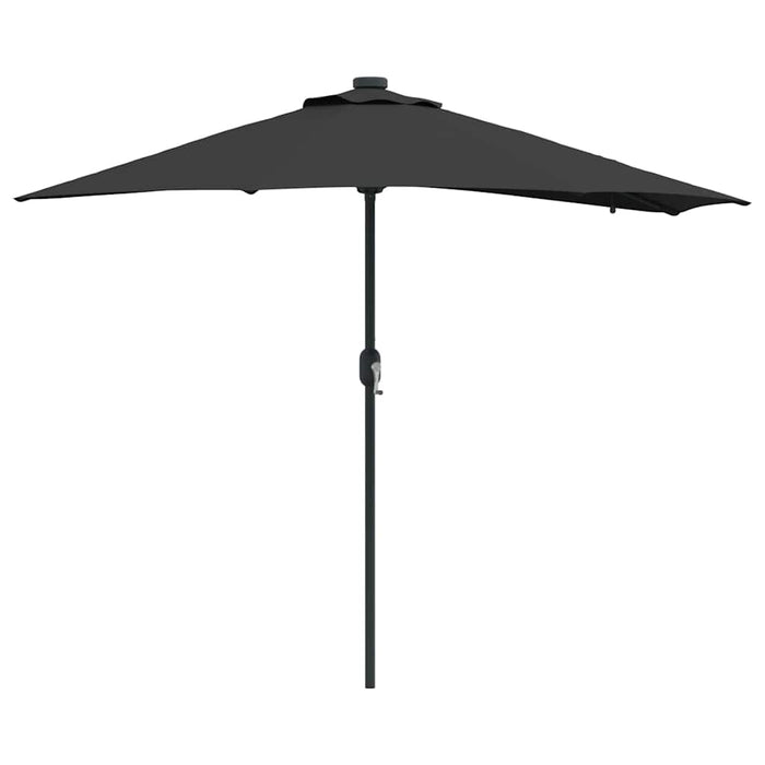 Parasol de Grădină Negru 294 x 150 x 223 cm țesătură - WALTI WALTI
