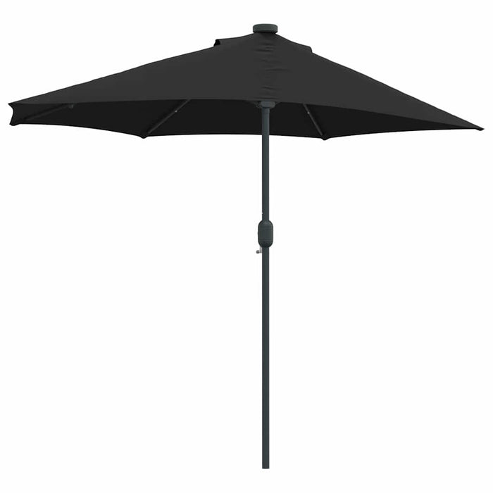 Parasol de Grădină Negru 294 x 150 x 223 cm Poliester și oțel WALTI