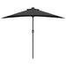 Parasol de Grădină Negru 294 x 150 x 223 cm țesătură - WALTI WALTI