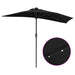 Parasol de Grădină Negru 294 x 150 x 223 cm țesătură - WALTI WALTI