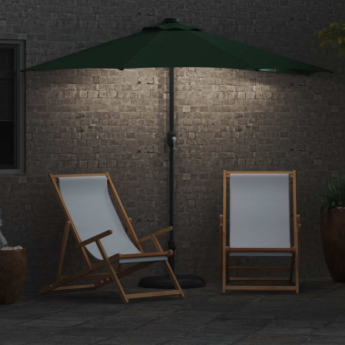Parasol de Grădină Verde 294 x 150 x 224 cm Poliester și oțel WALTI