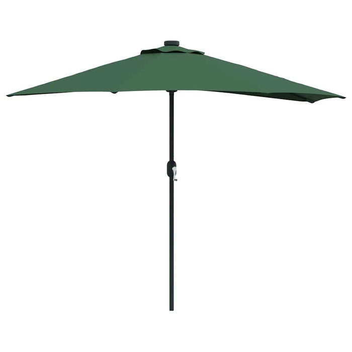 Umbrelă de grădină pe jumătate Verde 294 x 150 x 224 cm - WALTI WALTI