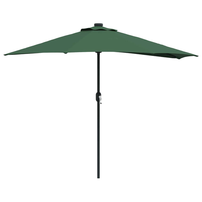 Parasol de Grădină Verde 294 x 150 x 224 cm Poliester și oțel WALTI