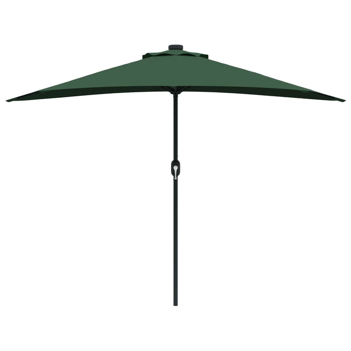 Parasol de Grădină Verde 294 x 150 x 224 cm Poliester și oțel WALTI