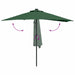 Umbrelă de grădină pe jumătate Verde 294 x 150 x 224 cm - WALTI WALTI