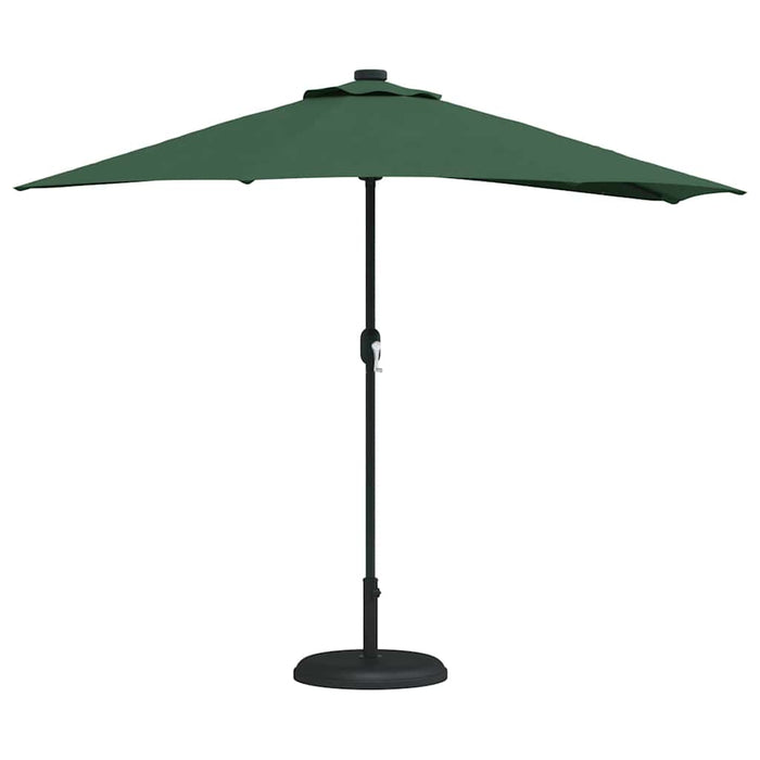 Umbrelă de grădină pe jumătate Verde 294 x 150 x 224 cm - WALTI WALTI