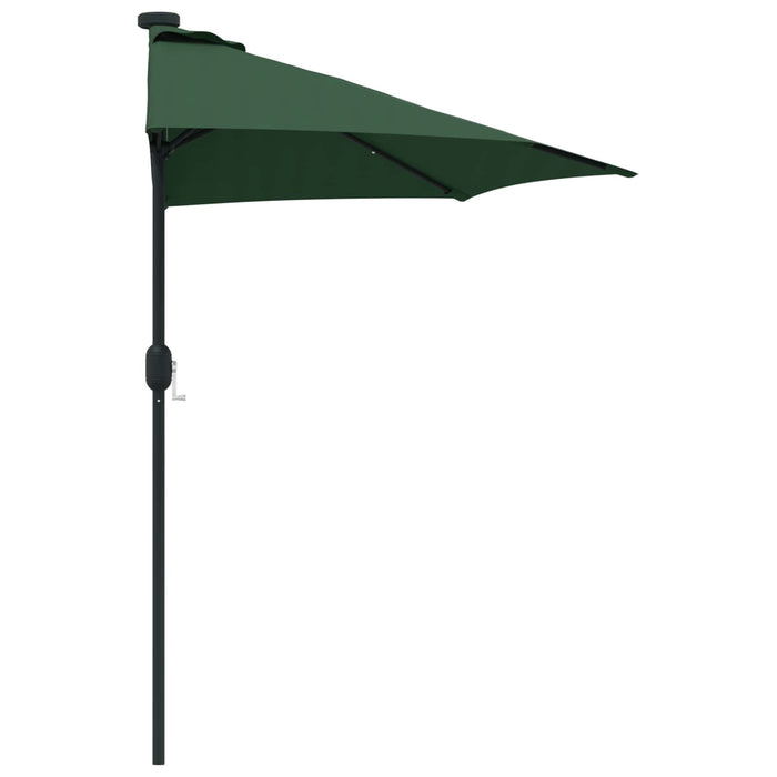 Parasol de Grădină Verde 294 x 150 x 224 cm Poliester și oțel WALTI