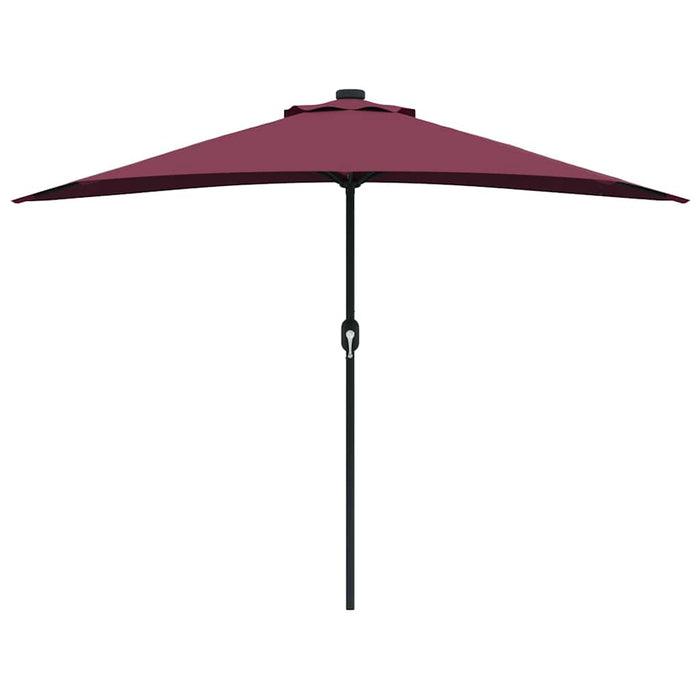 Parasol de Grădină Roșu bordo 294 x 150 x 224 cm țesătură - WALTI WALTI