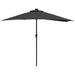 Parasol de Grădină Negru 294 x 150 x 224 cm țesătură - WALTI WALTI