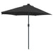 Parasol de Grădină Negru 294 x 150 x 224 cm țesătură - WALTI WALTI