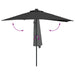 Parasol de Grădină Negru 294 x 150 x 224 cm țesătură - WALTI WALTI