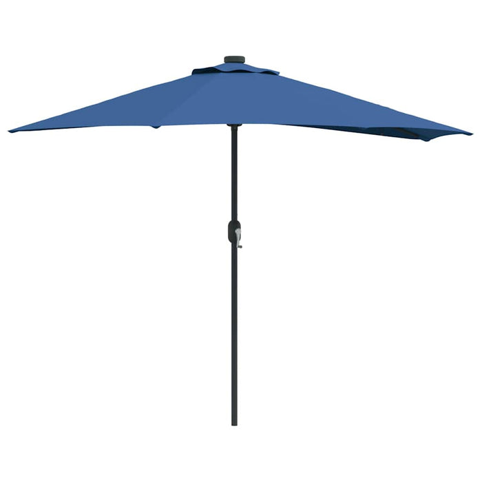 Parasol de Grădină Albastru azur 294 x 150 x 224 cm țesătură - WALTI WALTI
