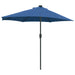 Parasol de Grădină Albastru azur 294 x 150 x 224 cm țesătură - WALTI WALTI