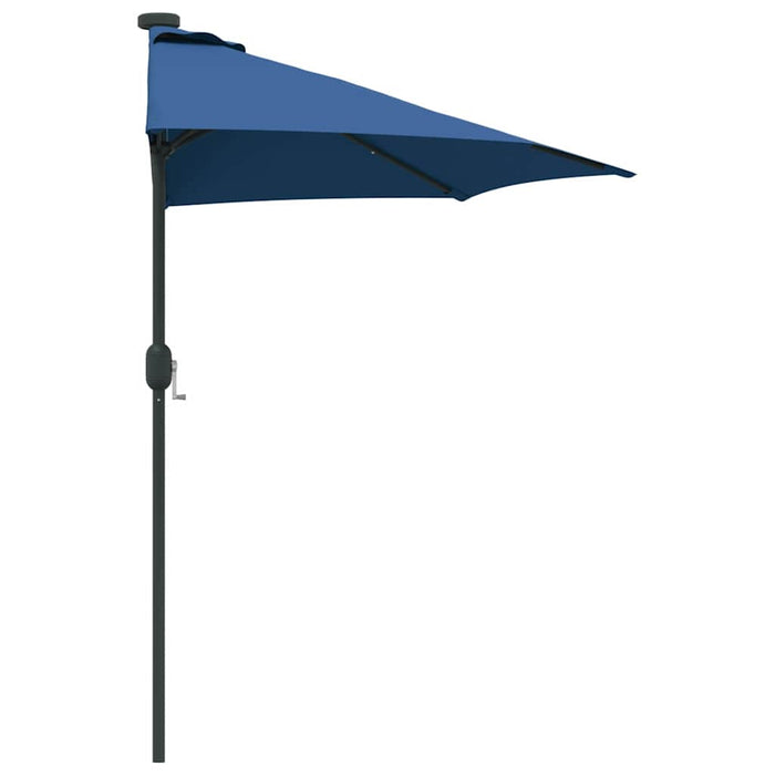 Parasol de Grădină Albastru azur 294 x 150 x 224 cm țesătură - WALTI WALTI