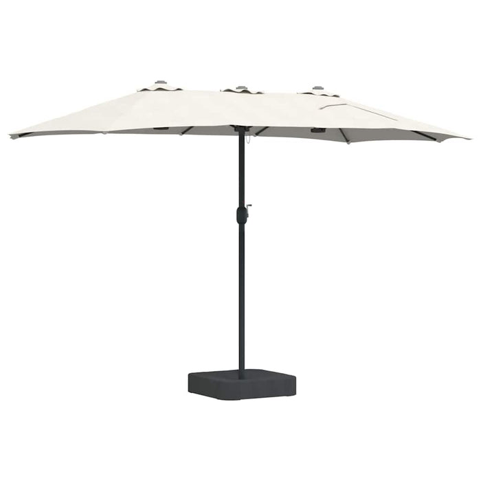 Parasol de Grădină Nisipiu 385 x 209 x 244 cm țesătură - WALTI WALTI