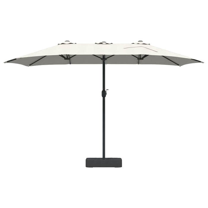 Parasol de Grădină Nisipiu 385 x 209 x 244 cm țesătură - WALTI WALTI