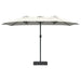 Parasol de Grădină Nisipiu 385 x 209 x 244 cm țesătură - WALTI WALTI