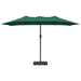 Parasol de Grădină Verde 385 x 209 x 244 cm țesătură - WALTI WALTI