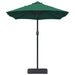 Parasol de Grădină Verde 385 x 209 x 244 cm țesătură - WALTI WALTI